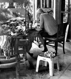 working on Bali Island, 2019
